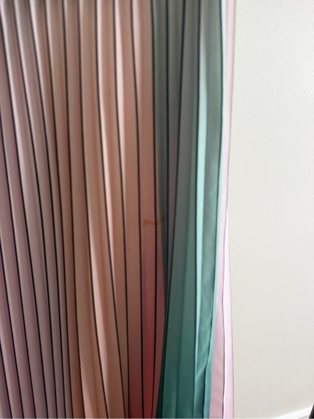 Ted Baker Gradient Colorblock Pleated Midi Skirt Size 2 (US 6) - Picture 4 of 16